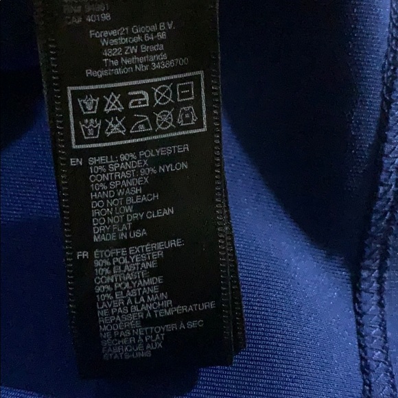 Forever 21 Black Blue party cocktail dress - Picture 10 of 10